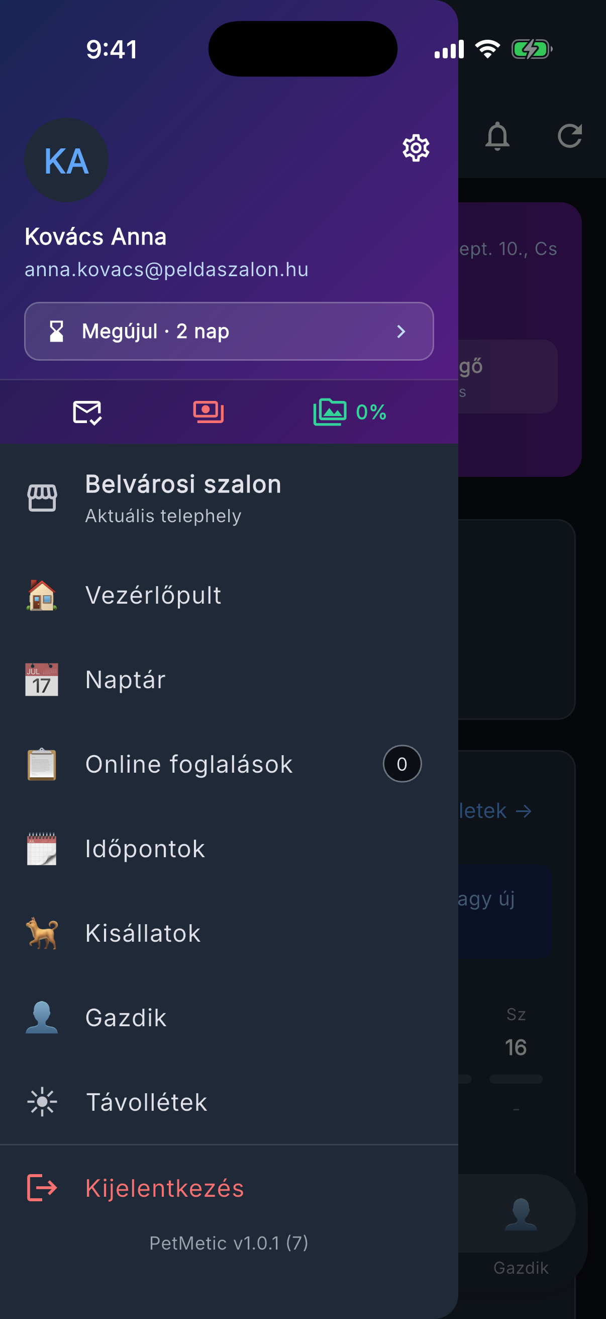 A megújulás előtti napokban a sáv kiírja, mennyi van hátra